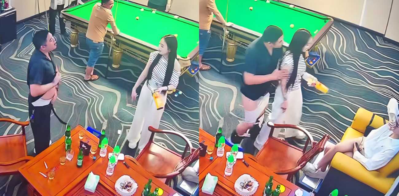 台球厅最强真实哥 妹子一句激将法 他当场脱裤亮屌 追她绕桌裸奔 - 户外露出