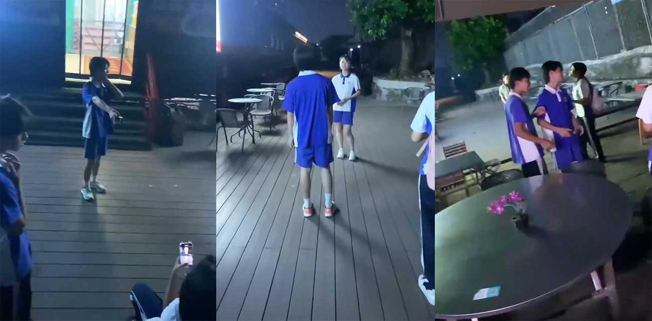 深圳罗湖中学霸凌视频曝光 女生当众被同学狠踢下体 惨叫倒地不起！