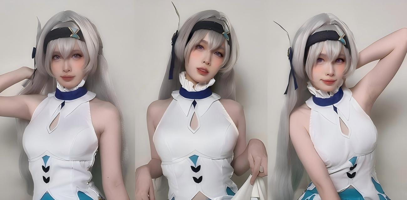网黄DreamlikeUwU cos崩铁道流萤 紧身战衣包裹柔软曲线 极致诱惑福利拉满！ - 直播福利