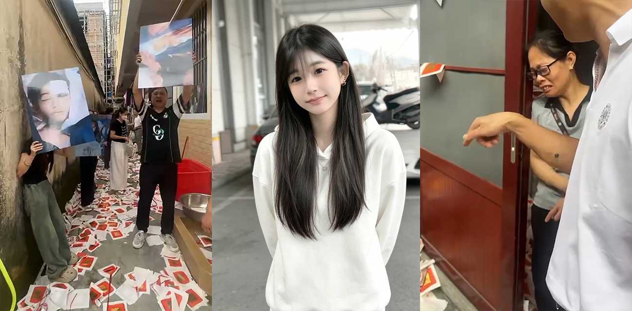 潮汕小伙飙车致15岁少女 头颈碎裂当场身亡 家属手持遗照堵门大闹