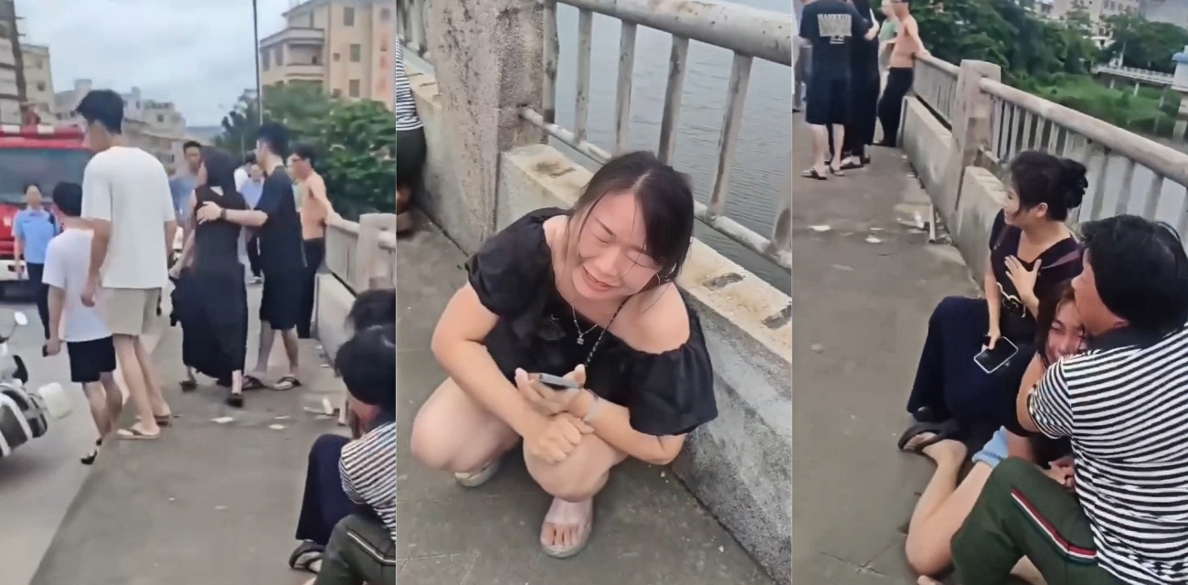 网传六女一子家庭惨剧 儿子围观跳河不幸被搅拌车碾压 家属怒打司机监控还原真相