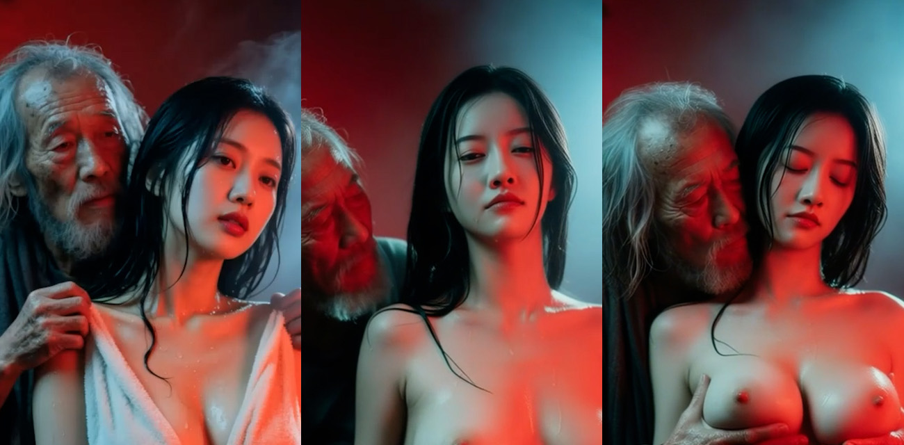AI成人短剧我的母狗老婆最新资源流出 年轻貌美的妻子被突然闯入的老乞丐彻底征服